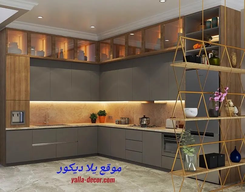 مطابخ 2024 اشكال مطابخ ألمونتال و أكريلك 2025